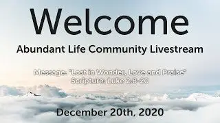 ALC Sunday Worship 12/20/2020