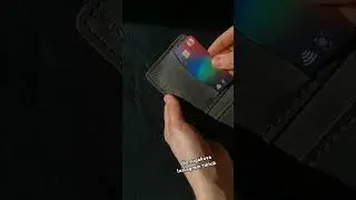 Именной кошелёк ручной работы