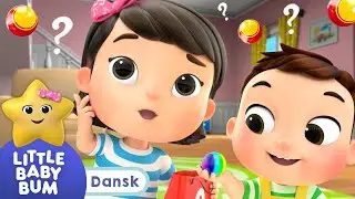 Hvad har jeg her, Max? | Little Baby Bum Dansk - Børnesange og tegnefilm | Moonbug Børn Dansk