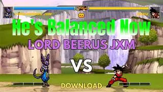 [RELEASE] Lord Beerus JXM BALANCED Edit | Lord Beerus VS Goku | Dragon Ball Super Mugen