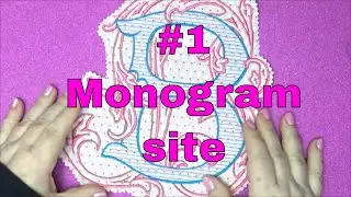 OML EMBROIDERY'S FAVORITES: #1 site for machine embroidered monograms!