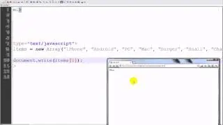JavaScript Tutorial - 23 - Selecting a specific items inside an Array