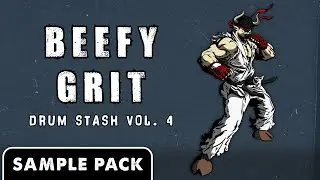 BEEFY GRIT DRUM STASH, VOL. 4 Sample Pack → MPC60ii SP-303 SP-202 Boom Bap Drum Kits