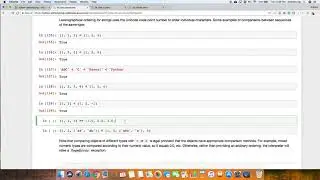 Comparing sequences and other types