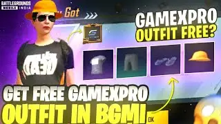how to get gamexpro outfit in bgmi | how to get gamexpro outfit | bgmi |