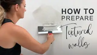 How to prep your textured wall for a wall mural