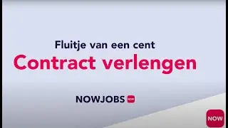 Hoe verleng je een contract | NOWJOBS