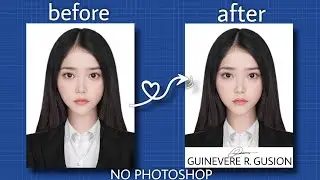 HOW TO ADD NAME TAG ON YOUR PASSPORT PICTURE USING YOUR PHONE ONLY