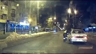 Задержание угнанного автомобиля ВАЗ 2115