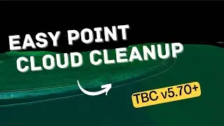 Trimble Business Center - Filter Point Cloud command for Curb Cleanup