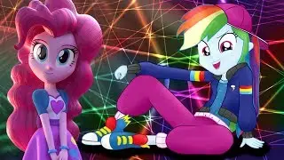 Equestria Girls Rainbow Dash & Pinkie Pie Dance Magic Games