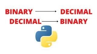 Python program to convert binary to decimal and its vice versa....