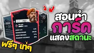 สอนทำ การ์ด ,แสดง Stat ต่างๆเกี่ยวกับ valorant (ฟรี และโครตเท่)