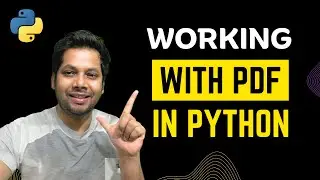 Working with PDF using Python
