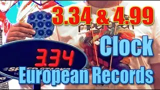 Clock European Records (4.99 average, 3.34 single), MPEI Open 2019