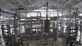 Динамическое испытание жесткой анкерной линии