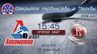 ОПМ, 2006 г.р. Локомотив 2004 - Витязь (09.03.2019)
