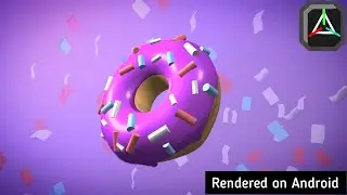 Remaking Blender guru's Render - On a MOBILE App...   (Prisma 3D)