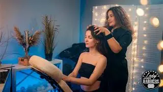 💈 ASMR Scalp and Shoulders Massage by Barber Lady Elle