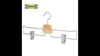 BUMERANG Tier Non Slip Trouser, Pants, skirt hanger chrome-plated, with 2 Clips - Chrome Metal
