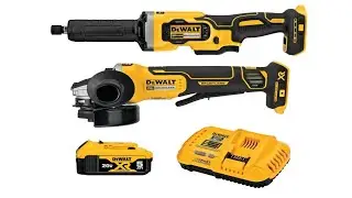 DEWALT 20V ANGLE GRINDER AND DIE GRINDER SET DCK203P1
