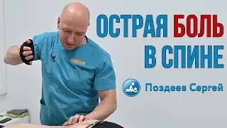 Acute BACK PAIN. Center them. Yuri Repin. Kostoprav Pozdeev Sergey.