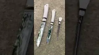 Комплект тройка .По мотивам карачаевского ножа "бычак"