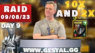 Strategos Day 9 - 2x Sacreds 10x Staltus - More Primal News Raid Today 9/08/23 | Raid Shadow Legends