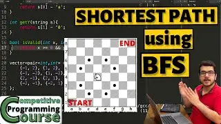 How to find Shortest Path using BFS | SPOJ NAKANJ | CP Course | EP 79