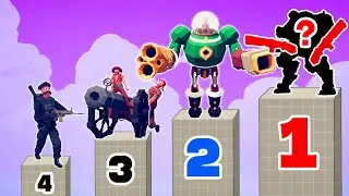SUPER TOURNAMENT of ALL GUN POWER UNITS | TABS - Totally Accurate Battle Simulator