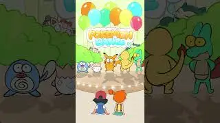 Pikachu Shiny Nippon Egao Hyakkei Dance #animation #pokemon