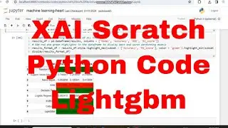 Heart Disease Detection with XAI Python / XAI Scratch Python Lightgbm 