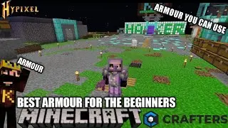 BEST ARMOUR'S FOR THE BEGINNERS IN CRAFTERSMC SKYBLOCK IN 2023||  #craftersmc #wenpixel #satnetwork