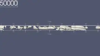 Two-phase flow simulation, Test 4