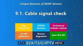Video manual - Part 9.1 - Cable signal check