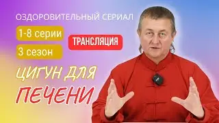 💥 ЦИГУН ДЛЯ ПЕЧЕНИ И ЖЕЛЧНОГО ПУЗЫРЯ | 1-8 серии. 3 сезон. Оздоровительный сериал Виктора Стерликова