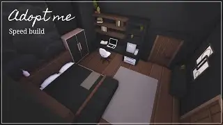 Dark luxuriousfuturistic house Bedroom & Plant laboratory - Speed Build Roblox Adopt Me!
