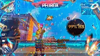 FIZ O IMPOSSÍVEL E IMPRESSIONEI OS ALÉATORIOS COM 99% DE HS | PEDROX FREE FIRE