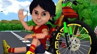 Shiva cycling adventure - gameplay - shiva cartoon