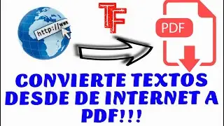 ✅📄Cómo Convertir Cualquier Página Web en un archivo PDF📚