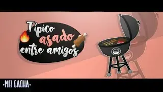 Típico asado entre amigos - Yaco Beltran || Gacha Life || •Mei Gacha•