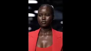 Adut Akech walks for Michael Kors  S/S 23