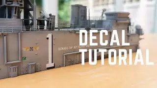 Model Making Tutorial - How to Apply Model Decals