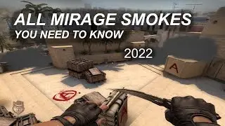 CS:GO - ESSENTIAL SMOKES on Mirage 2022 Source 2