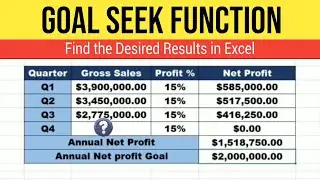 Master Excel Goal Seek Function: Unlocking Powerful Data Insights