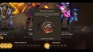 DOTA 2 - CLAIMING QUARTERO'S ANTIQUE!