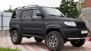 UAZ PATRIOT. WE'LL FIX KNOCKING IN THE STEERING COLUMN IN 20 MINUTES.