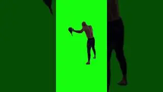 Andrew Tate Fighting Green Screen