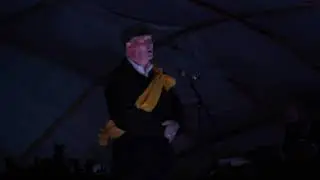 Mícheál Ó Muircheartaigh ag Féile na Laoch
