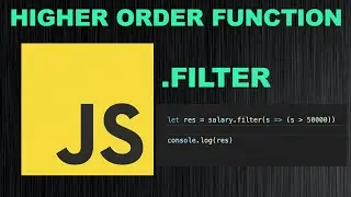 JavaScript higher order functions | .filter() method in JavaScript